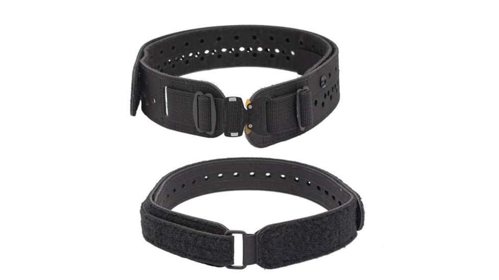 Wilder Tactical Charlie Lightweight Belt, Fm Cobra, Curved Inner, Black, Extra Small/Large, HMGCHBK05