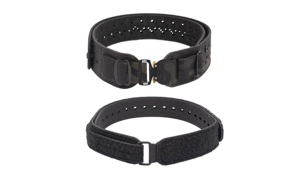 Wilder Tactical Charlie Lightweight Belt, Fm Cobra, Curved Inner, Multicam Black, Extra Small/Large, HMGCHMCB05