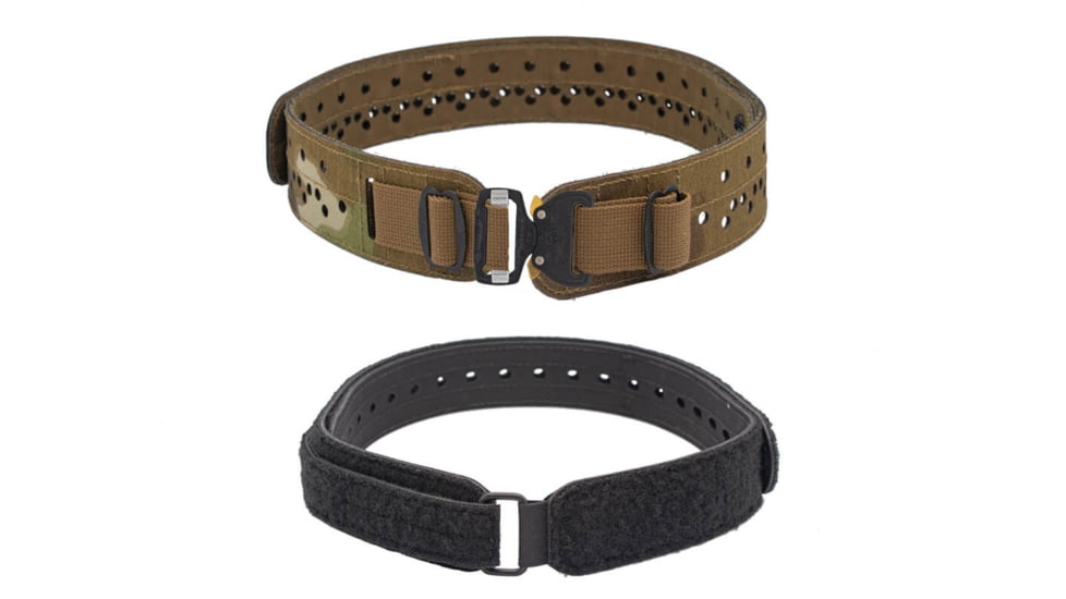 Wilder Tactical Charlie Lightweight Belt, Fm Cobra, Curved Inner, Nemesis Woodland Ltd, Extra Small/Large, HMGCHNEM05