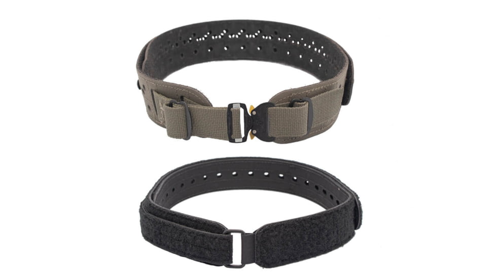 Wilder Tactical Charlie Lightweight Belt, Fm Cobra, Curved Inner, Ranger Green, Extra Small/Large, HMGCHRG05