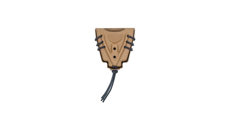 Wilder Tactical Evolution Double Universal Handcuff Holder, No Attachment, Coyote Brown, EVODUHCCB