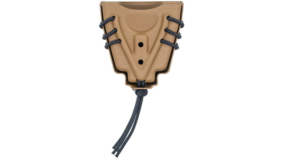 Wilder Tactical Evolution Double Universal Handcuff Holder, Standard Quick Clip, Coyote Brown, EVODUHCCBQC