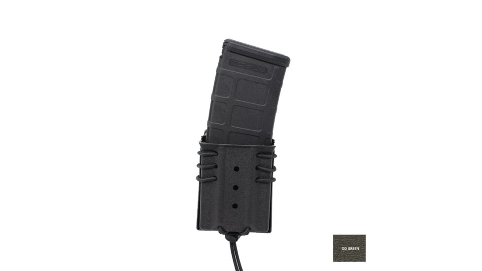 Wilder Tactical Evolution Series Double Stacked AR-15 Pouch, Standard 1.75in Quick Clip, OD Green, EVOARAROD175