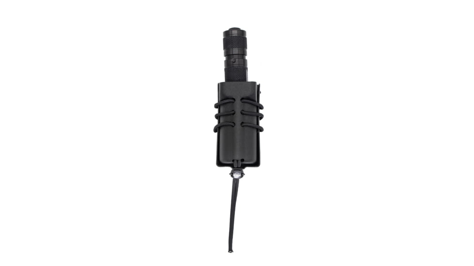 Wilder Tactical Evolution Universal Flashlight/Pepper Spray Holder, Clip Bridge w/Malice Clip, Black, EVOFLPSBKMC