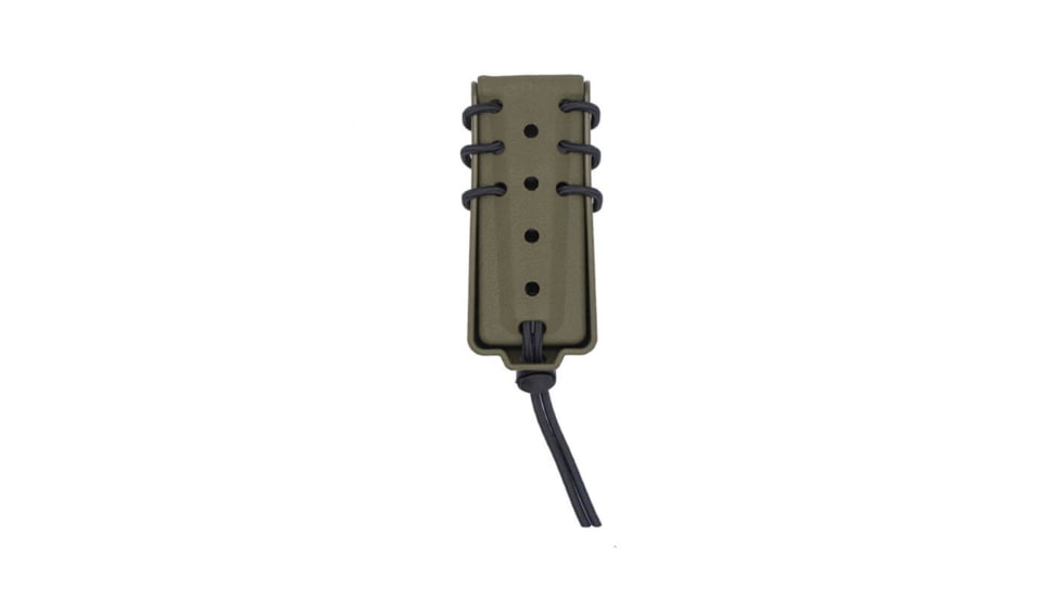 Wilder Tactical Evolution Universal Extended Pistol Mag Pouch, Clip Bridge w/Malice Clip, Ranger Green, EVOEXUPRGMC