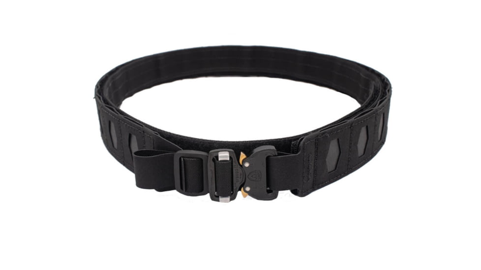 Wilder Tactical Hitman Gear Lightweight Belt, FM Buckle, No Inner, Black, Extra Large, 40-44, HMGBBK01XL