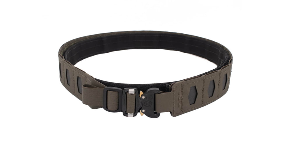 Wilder Tactical Hitman Gear Lightweight Belt, FM Buckle, No Inner, Ranger Green, Small, 28-32, HMGBRG01SM