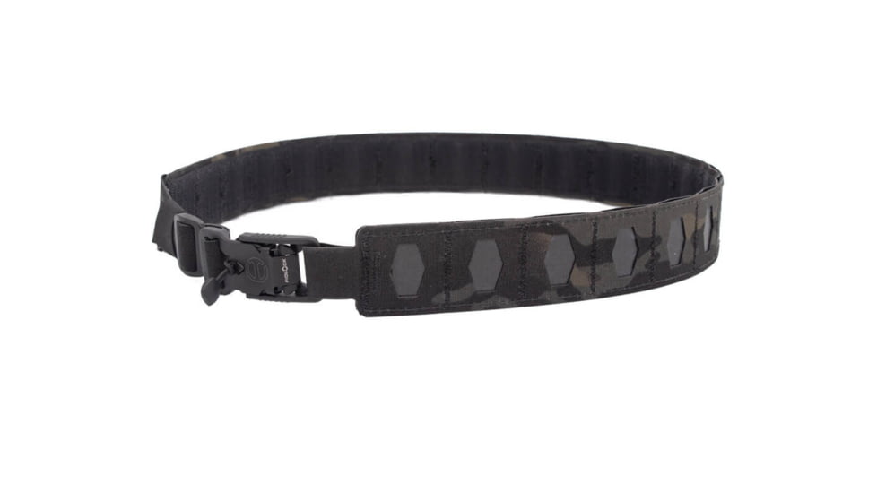 Wilder Tactical Hitman Gear Lightweight Belt, V Buckle, No Inner, Multicam Black, Large, 36-40, HMGBMCB00LG