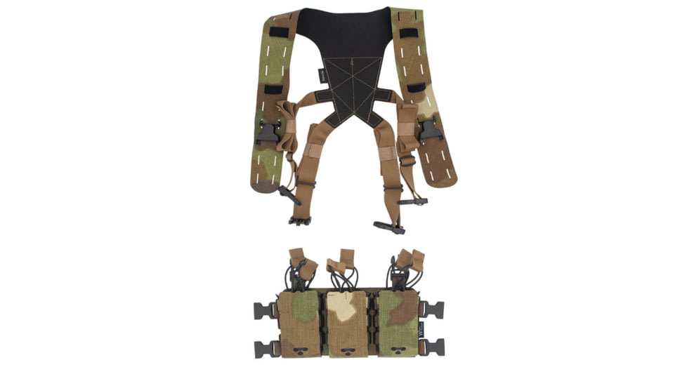 Wilder Tactical HITMAN GEAR Six Pack Rifle Placard with Lightweight Shoulder Harness V1