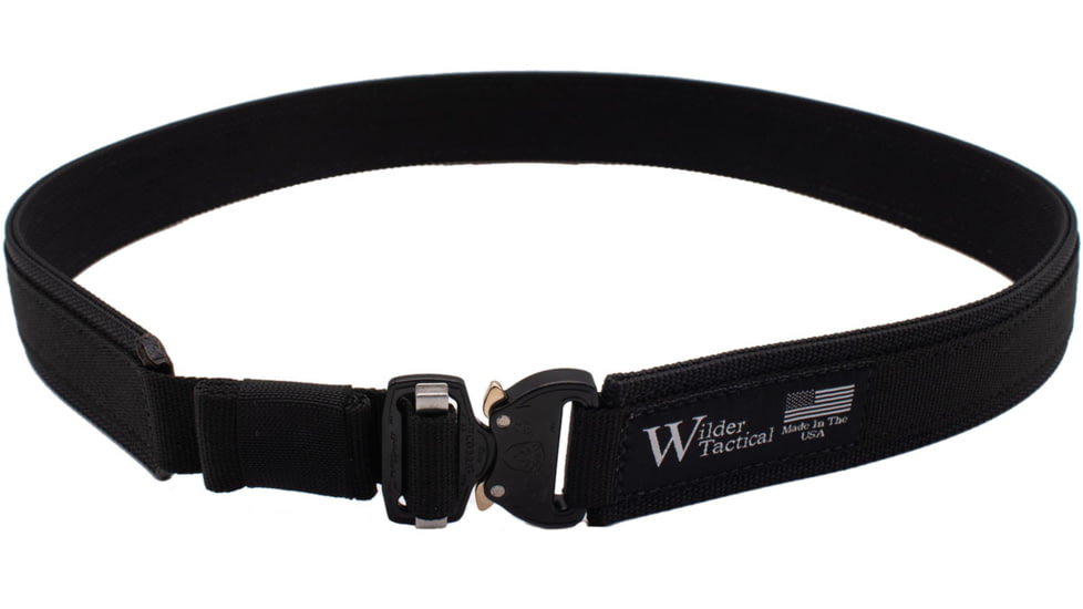 Wilder Tactical The Minimalist Belt, Black, Small, 28-32, MBBKSM