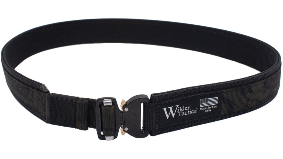 Wilder Tactical The Minimalist Belt, Multicam Black, Extra Large, 42-46, MBMCBXLG