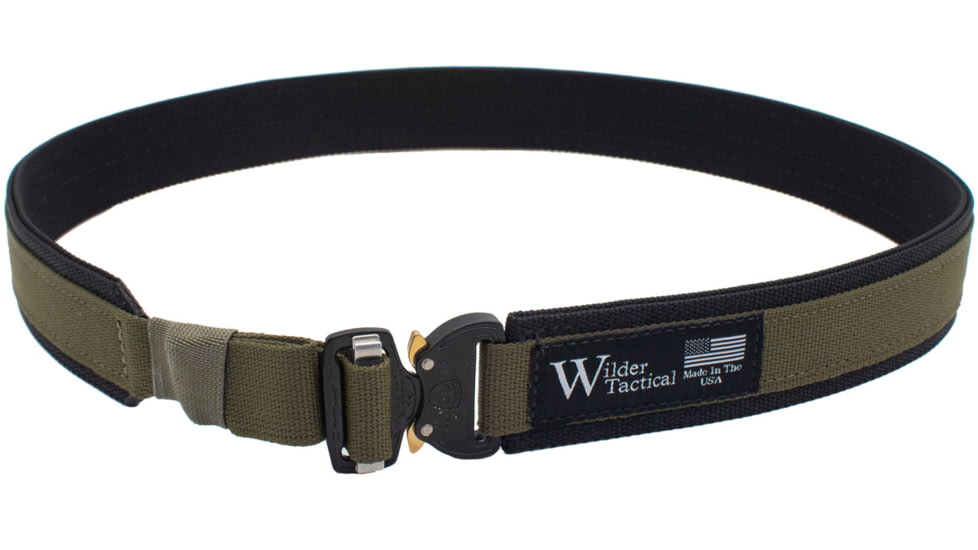 Wilder Tactical The Minimalist Belt, Ranger Green, Small, 28-32, MBRGSM