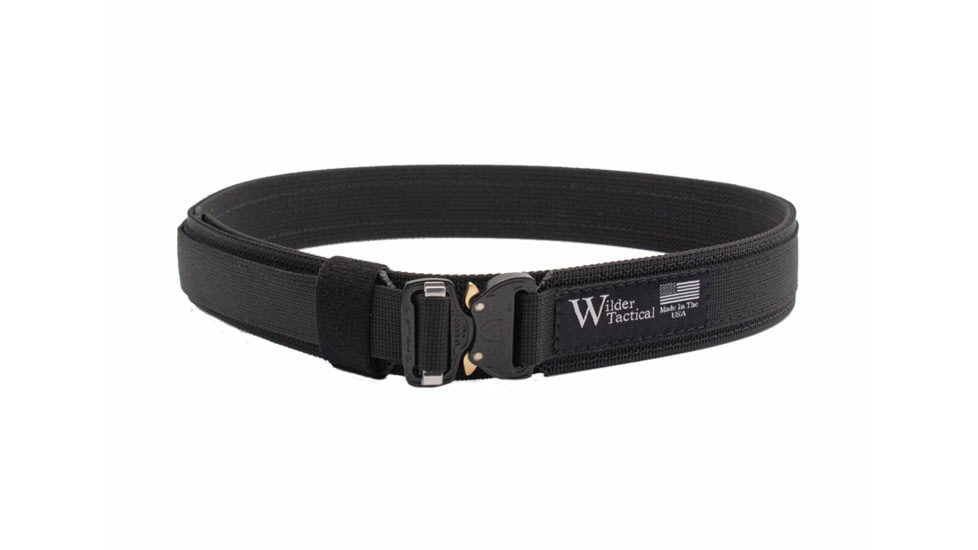 Wilder Tactical The Minimalist EDC Belt, Black, Medium, 32-36, MBEDCBKMD
