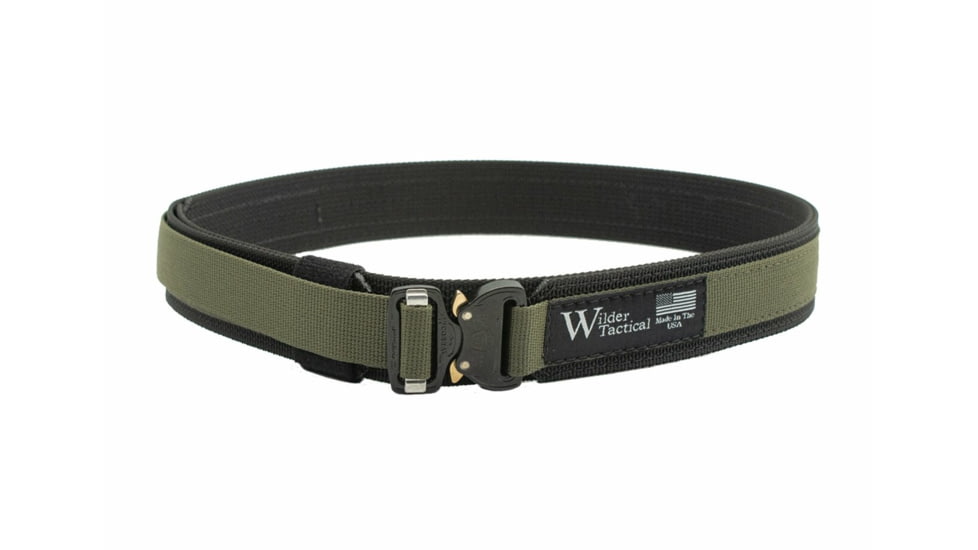 Wilder Tactical The Minimalist EDC Belt, Ranger Green, Small, 28-32, MBEDCRGSM