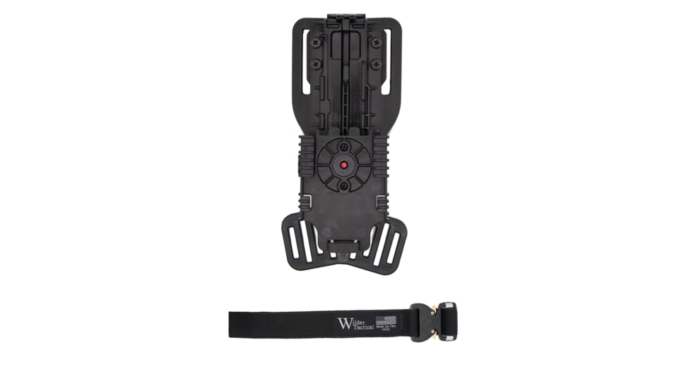 USED Wilder Tactical Modified QUBL w/ 1in Leg Strap, Cobra FM Buckle, Black, MQUBLLSBK1FM, EDEMO3
