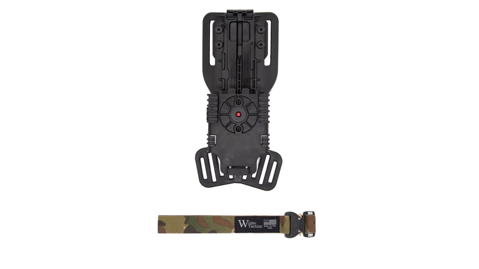 Wilder Tactical Modified QUBL, w/ 1in Drop Leg Strap, Cobra FM Buckle, Multicam, MQUBLLSMC1FM