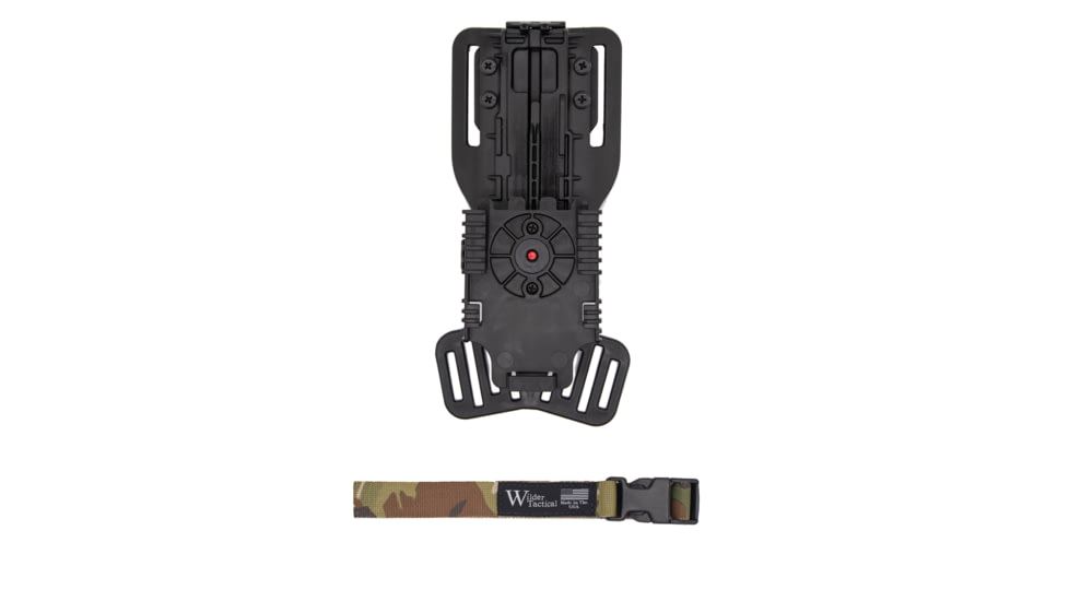 Wilder Tactical Modified QUBL, w/ 1in Drop Leg Strap, Plastic Buckle, Multicam, MQUBLLSMC1P