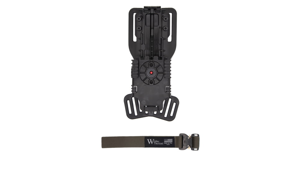 Wilder Tactical Modified QUBL, w/ 1in Drop Leg Strap, Cobra FM Buckle, Ranger Green, MQUBLLSRG1FM