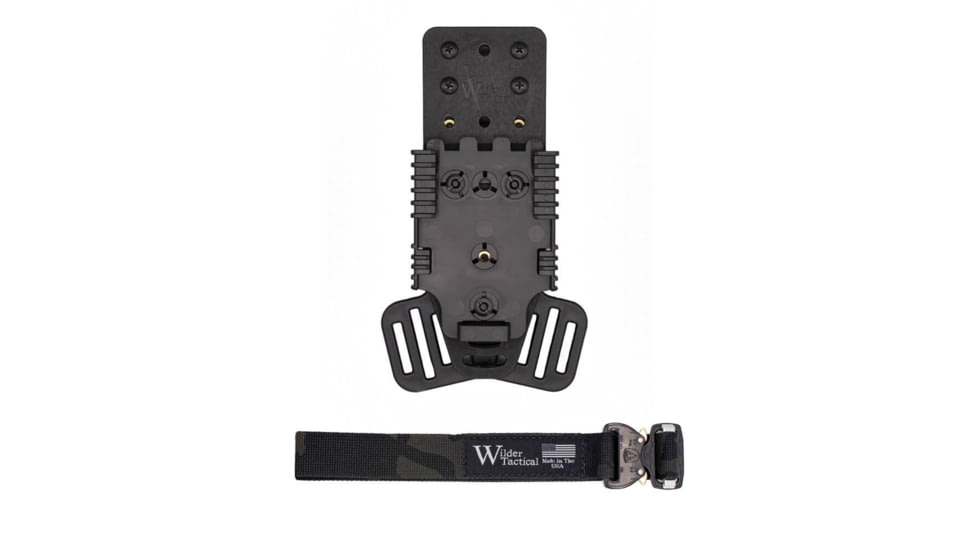 Wilder Tactical Multi Holster Platform w/QLS Receiver / 1in Web Strap, Cobra FM, Left, Multicam Black, MHPBKQLSMCB1FMUABMC-LH