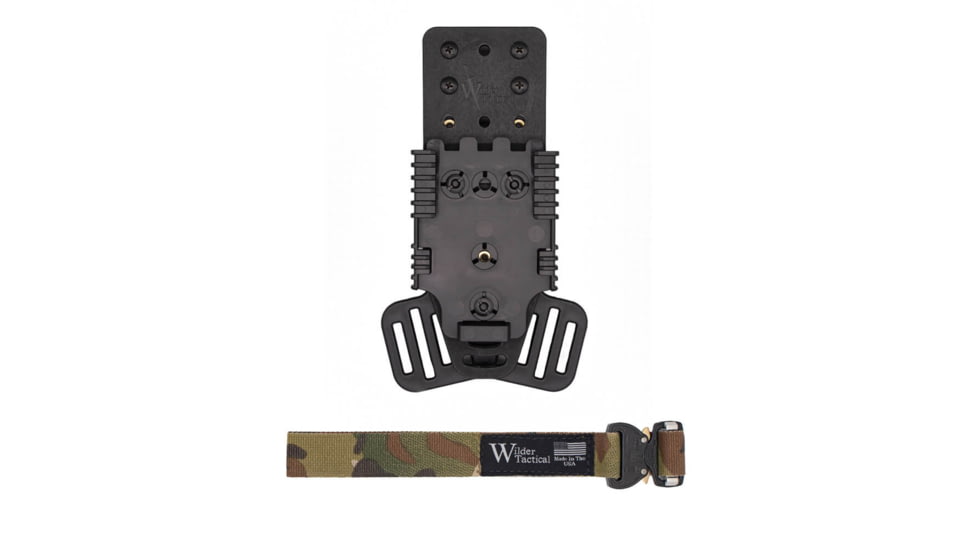 Wilder Tactical Multi Holster Platform w/QLS Receiver / 1in Web Strap, Cobra FM, Left, Multicam, MHPBKQLSMC1FMUABMC-LH