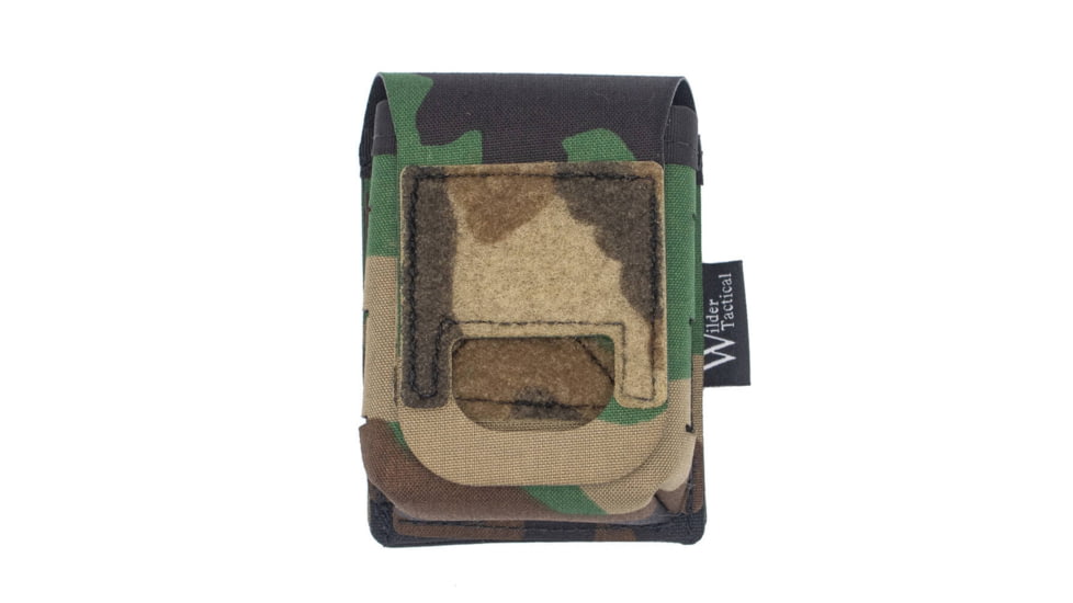 Wilder Tactical Narco Double Pouch, Malice Clip, M81 Woodland, NARCO02M81FLMC