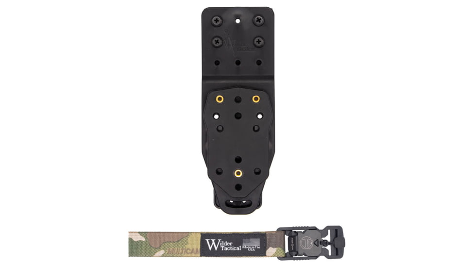 Wilder Tactical Platform V2 Multi Holster w/Adapter 1in Web Strap, V Buckle, Left, Multicam, MHPBKADAPTMC1VUABMC-LH