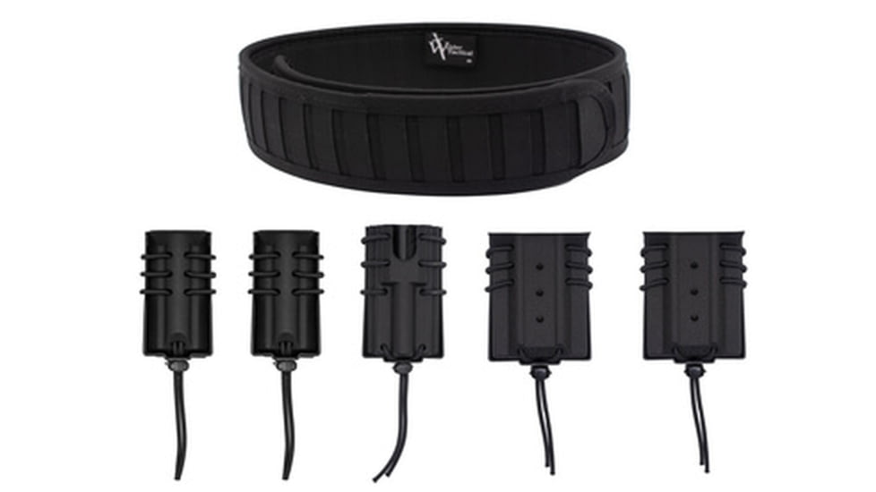 Wilder Tactical The Ultimate Operator Package 1.5in Quick Clip Extended, Black/Black, Large 36-40 in, UOPUQCBKBKLGEX