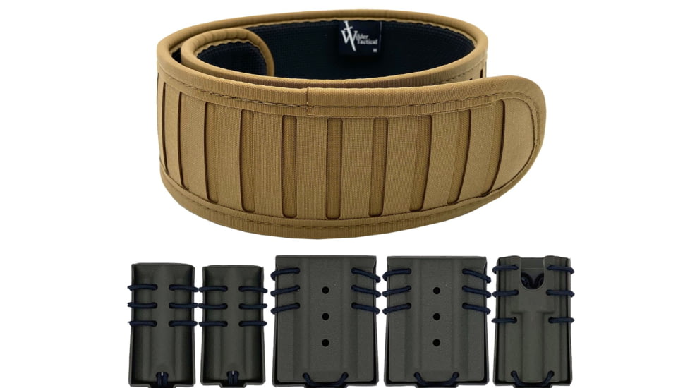 Wilder Tactical The Ultimate Operators Package 1.75in Quick Clip, Coyote/OD Green, Extra Large, 42-46 in, UOP175QCCBODXL