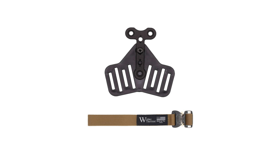 Wilder Tactical UBL Leg Strap Assembly, 1in Webbing, Cobra FM Buckle, Coyote Brown, UBLLSACB1FM