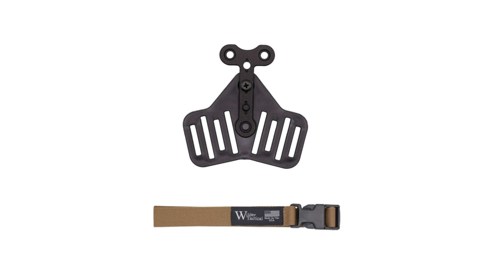 Wilder Tactical UBL Leg Strap Assembly, 1in Webbing, Plastic Buckle, Coyote Brown, UBLLSACB1P