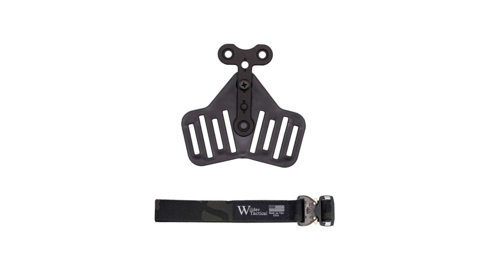 Wilder Tactical UBL Leg Strap Assembly, 1in Webbing, Cobra FM Buckle, Multicam Black, UBLLSAMCB1FM