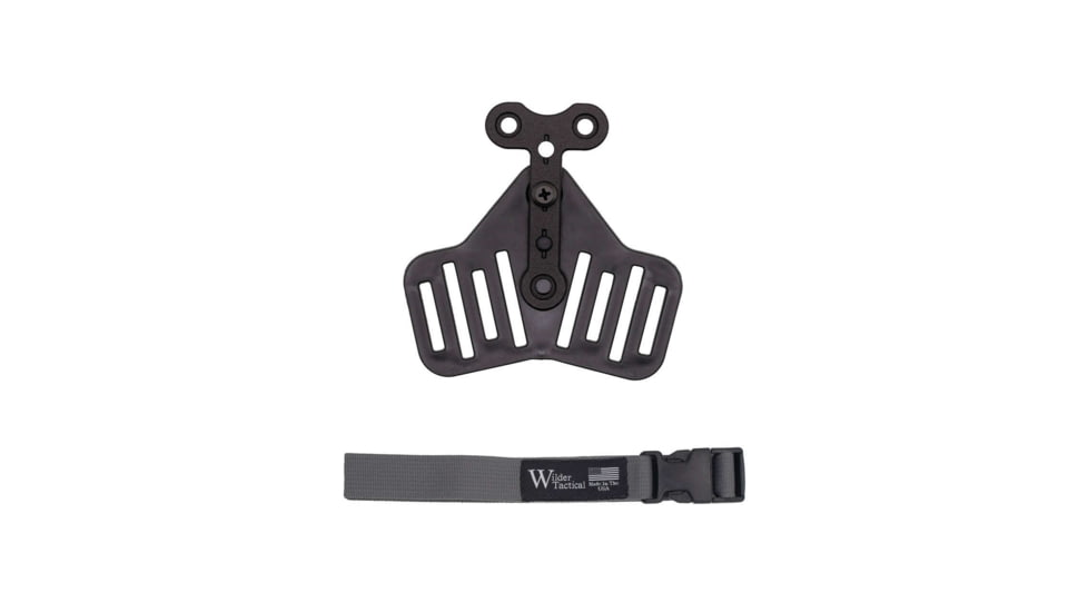 Wilder Tactical UBL Leg Strap Assembly, 1in Webbing, Plastic Buckle, Wolf Gray, UBLLSAWG1P