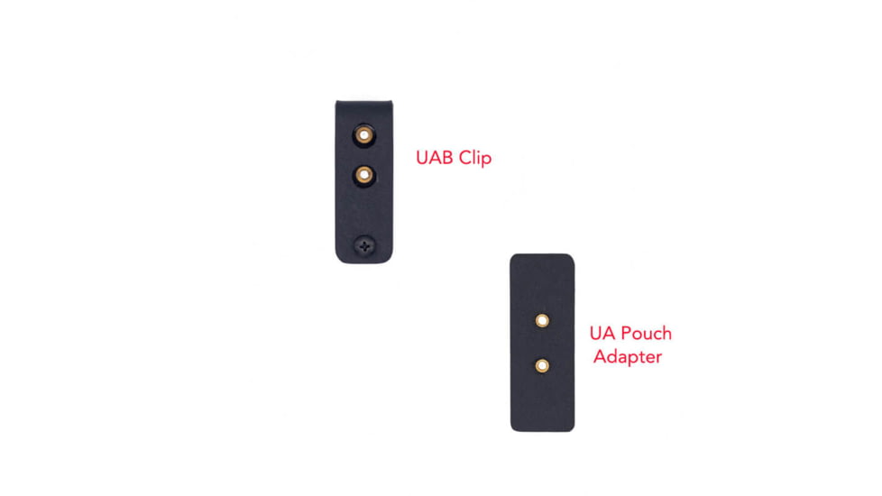Wilder Tactical Urban Assault Standard Pistol Magazine Pouch, UAB Clip, Black, UASSPBKUABMC