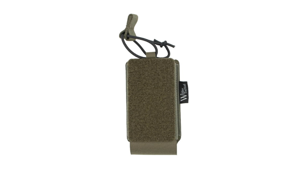 Wilder Tactical Urban Assault Universal Small Radio Pouch, UAB Clip, Ranger Green, UAURRGSMUABMC