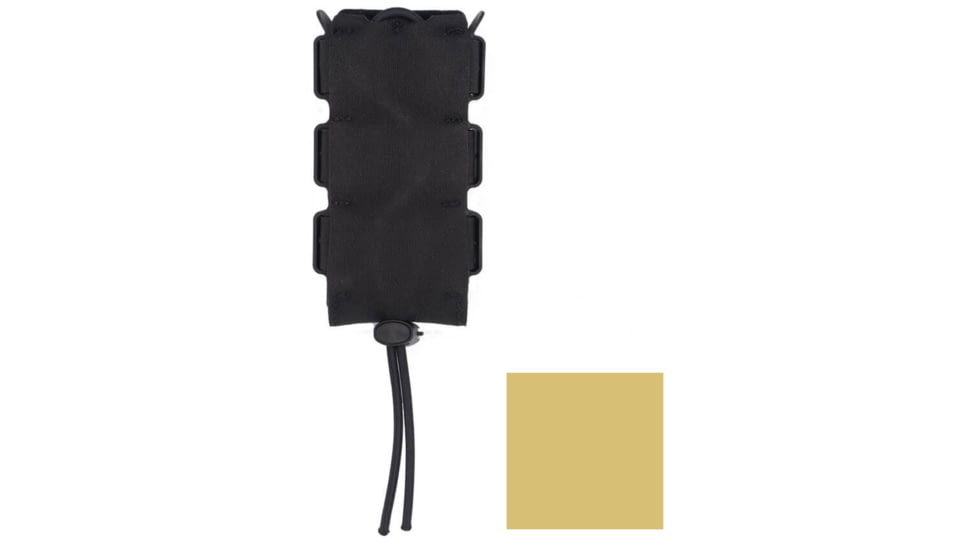 Wilder Tactical Urban Assault Wide Pistol Caliber Carbine Magazine Pouch, Fight Light Malice Clip, Coyote Brown, UASWPCCBCFLBMC