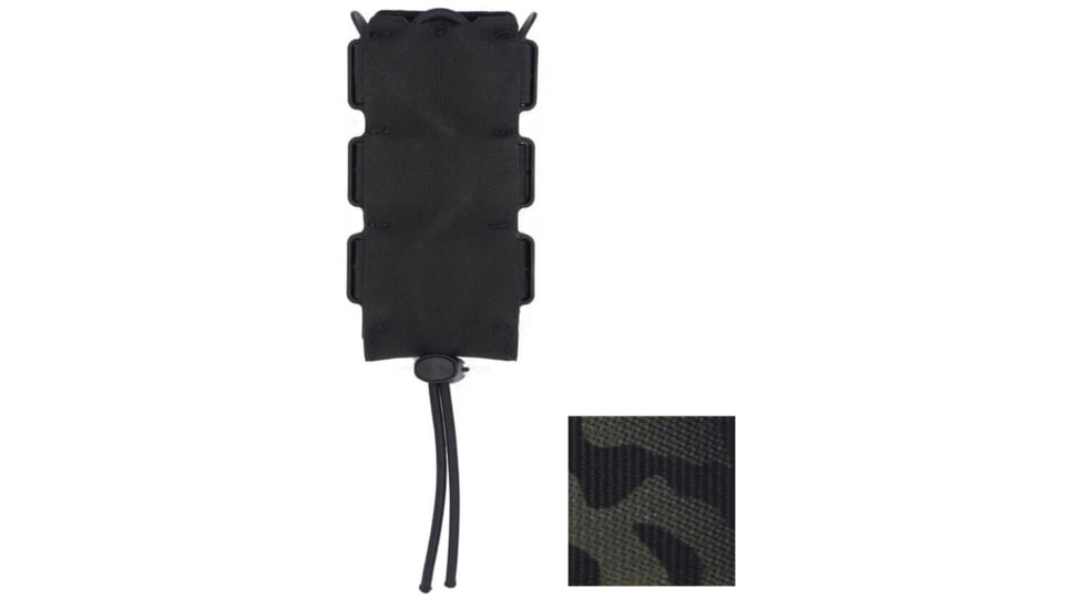Wilder Tactical Urban Assault Wide Pistol Caliber Carbine Magazine Pouch, Fight Light Malice Clip, Multicam Black, UASWPCCMCBFLMC