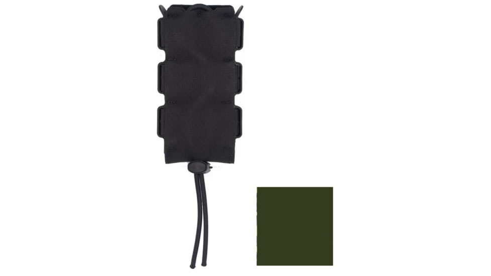 Wilder Tactical Urban Assault Wide Pistol Caliber Carbine Magazine Pouch, Fight Light Malice Clip, Ranger Green, UASWPCCRGFLMC