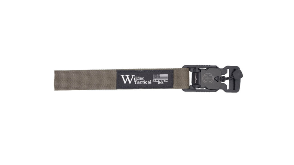 Wilder Tactical Webbing Leg Strap, V Buckle, Right Hand, Ranger Green, LSRG1V
