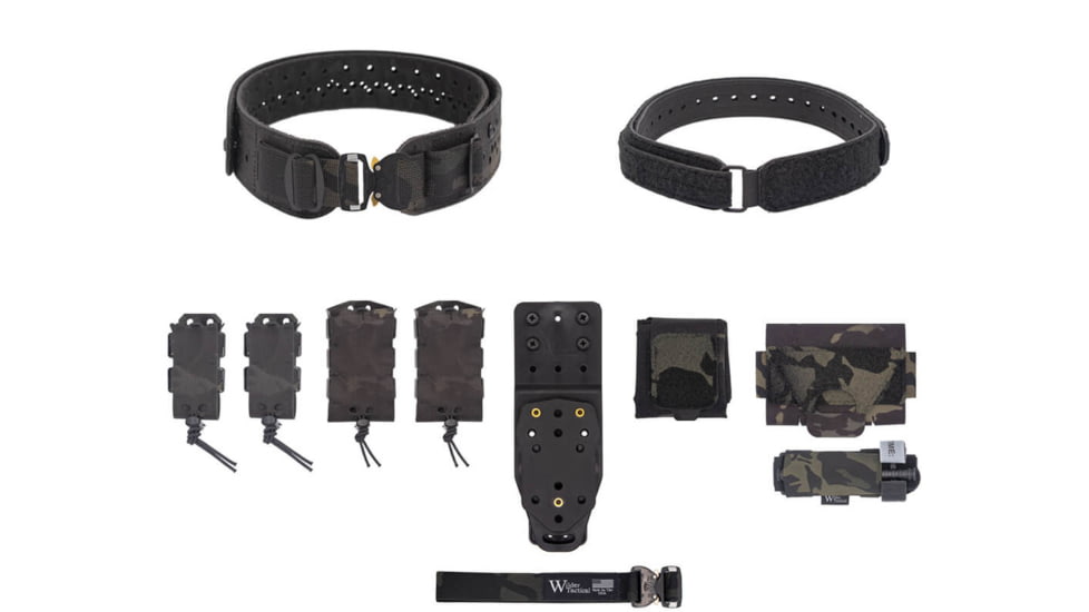 Wilder Tactical Womans Hitman Gear Charlie Truform Elite Full Curve Kit w/Mhp Adapter, Cobra Fm, Multicam Black, Extra Small/Large, WHMGCHEKMCB13