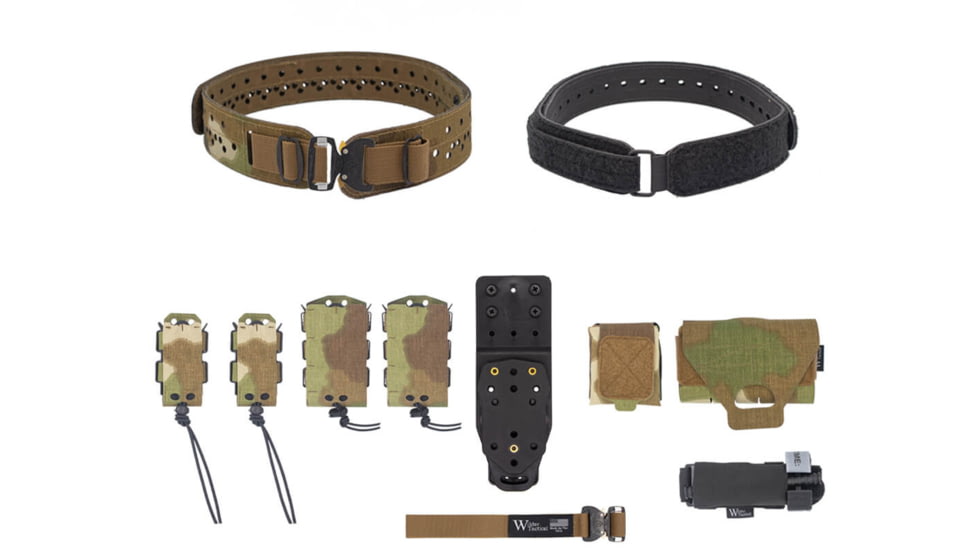 Wilder Tactical Womans Hitman Gear Charlie Truform Elite Full Curve Kit w/Mhp Adapter, Cobra Fm, Nemesis Woodland Ltd, Extra Small/Large, WHMGCHEKNEM13