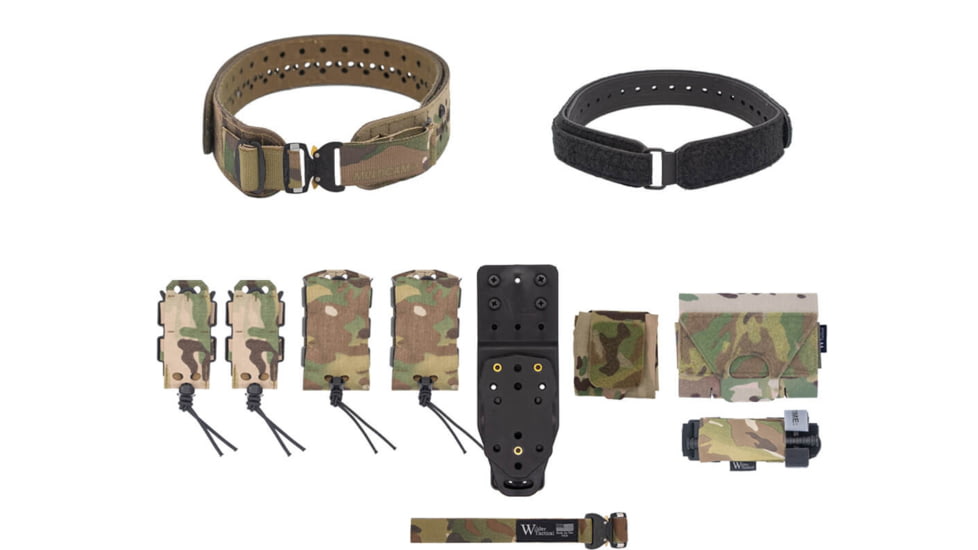 Wilder Tactical Womans Hitman Gear Charlie Truform Elite Mid Curve Kit w/ Mhp Adapter, Cobra Fm, Multicam, Extra Small/Large, WHMGCHEKMC05