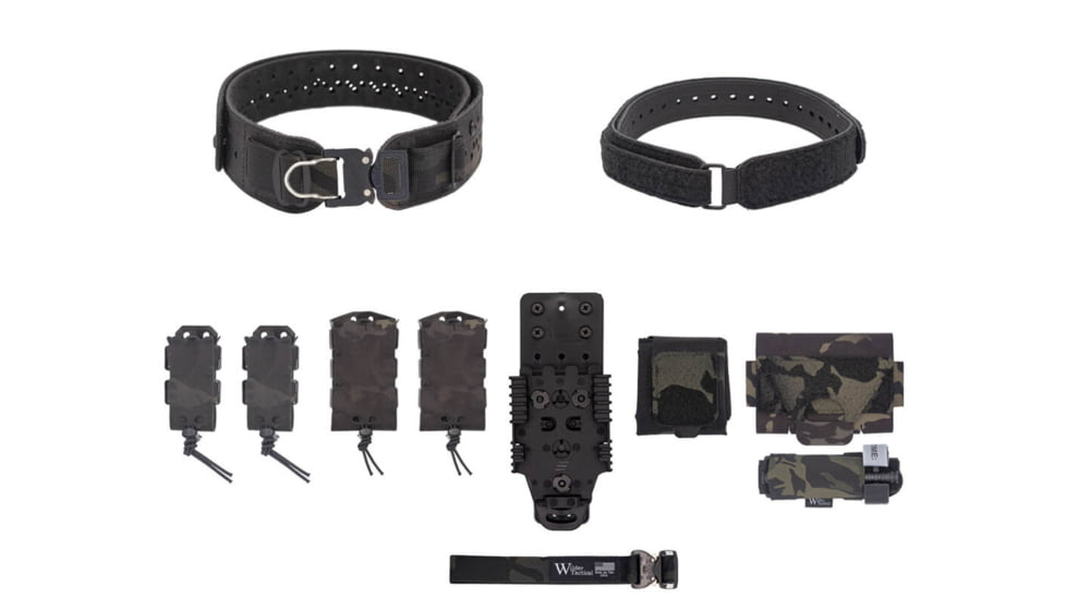 Wilder Tactical Womans Hitman Gear Charlie Truform Elite Mid Curve Kit w/Qls Receiver, 1in Prostyle D-Ring, Multicam Black, Extra Small/Large, WHMGCHEKMCB06