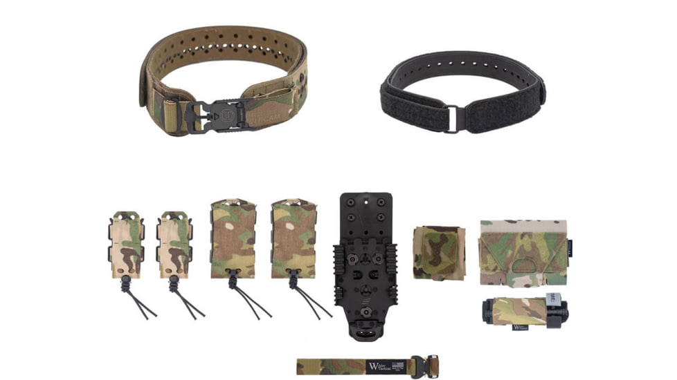 Wilder Tactical Womans Hitman Gear Charlie Truform Elite Mid Curve Kit w/Qls Receiver, V-Buckle, Multicam, Extra Small/Large, WHMGCHEKMC02