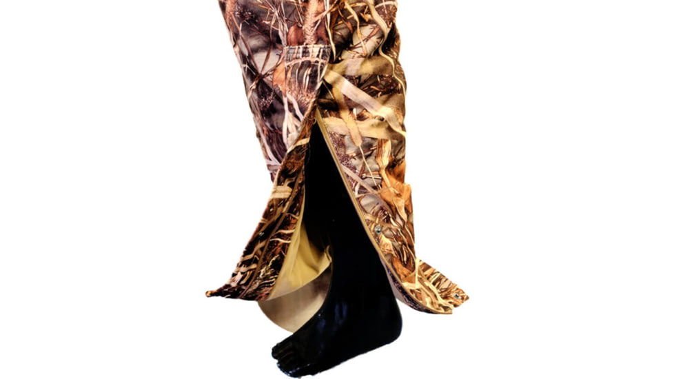 WILDFOWLER Waterproof Insulated Bibs - Mens, Wildgrass, 4XL, PWF102-WG-4X