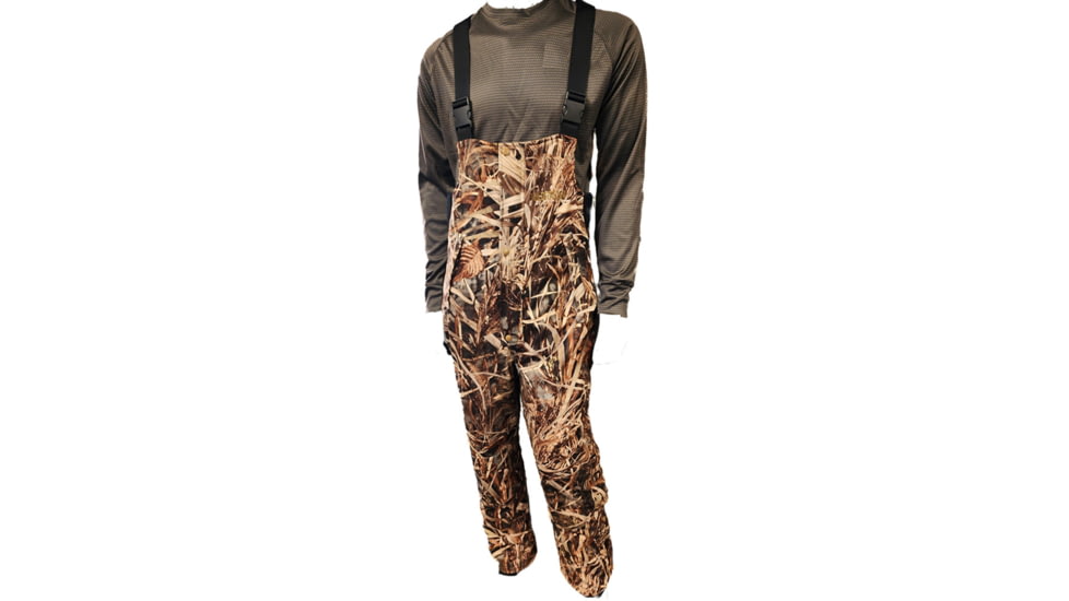 WILDFOWLER Waterproof Insulated Bibs - Mens, Wildgrass, 4XL, PWF102-WG-4X