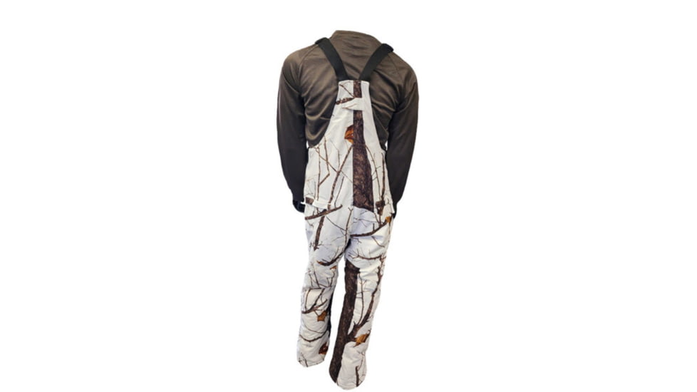 WILDFOWLER Waterproof Insulated Bibs - Mens, Wildtree Snow, 4XL, PWF102-WTS-4X