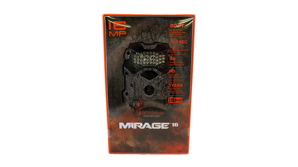 Wildgame Innovations Mirage 16 - 16 MP Micro Digital Trail Camera, Tru Bark, M16i20-7