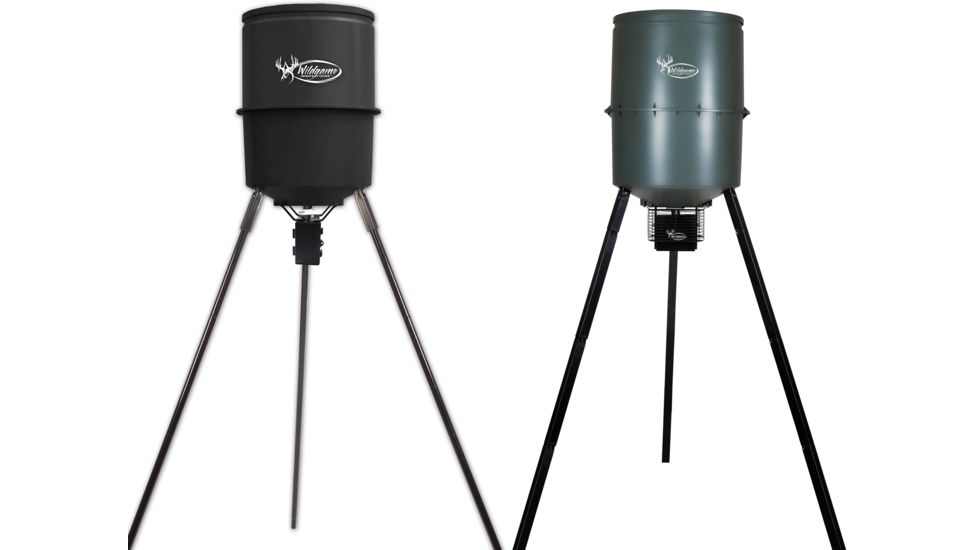Wildgame Innovations Quick Set 270 - 270 lb / 30 Gallon Poly Barrel Feeder