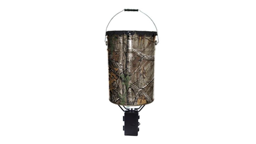 Wildgame Innovations Quick Set 50 - 50 lb Bucket Feeder w/Photo Cell Timer, Camo W50P