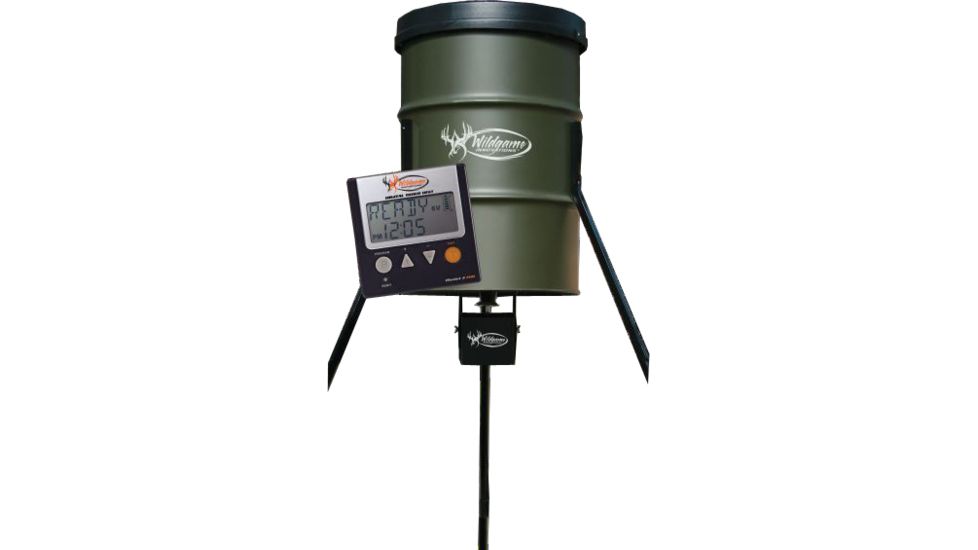 Wildgame Innovations Steel Barrel 350 - 350 lb Automatic Feeder w/ TH-6VDX, Green TH-350DX